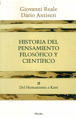 Historia del pensamiento filosófico y científico II