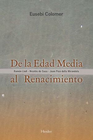 De la Edad Media al Renacimiento