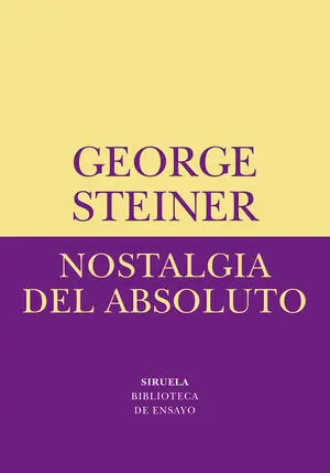 Nostalgia del absoluto