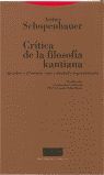 CRITICA DE LA FILOSOFIA KANTIANA