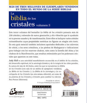 Librería paris - La biblia de los cristales abarca tanto las principales  gemas actualmente disponibles como los cristales que han sido descubiertos  recientemente. Bellamente ilustrada, ésta es una guía completa sobre los