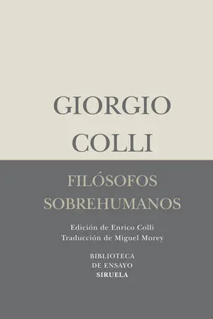 Filósofos sobrehumanos