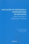 Evaluación de programas e intervenciones en psicología